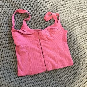 Free people Pink corset